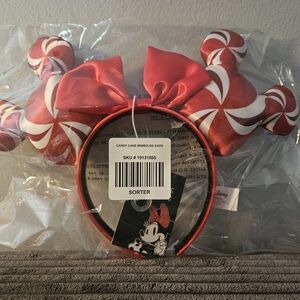 Mickey Mouse Candy Cane Swirl Ears